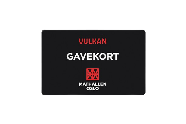 Fysisk plastkort gavekort med tilpasset design